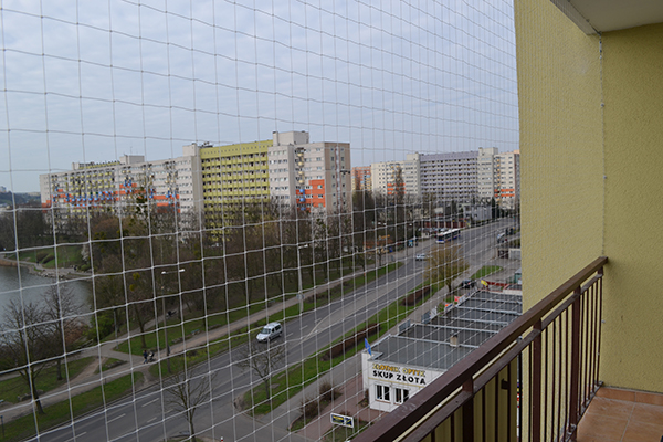 Siatki na balkon przeciw ptakom Gdańsk